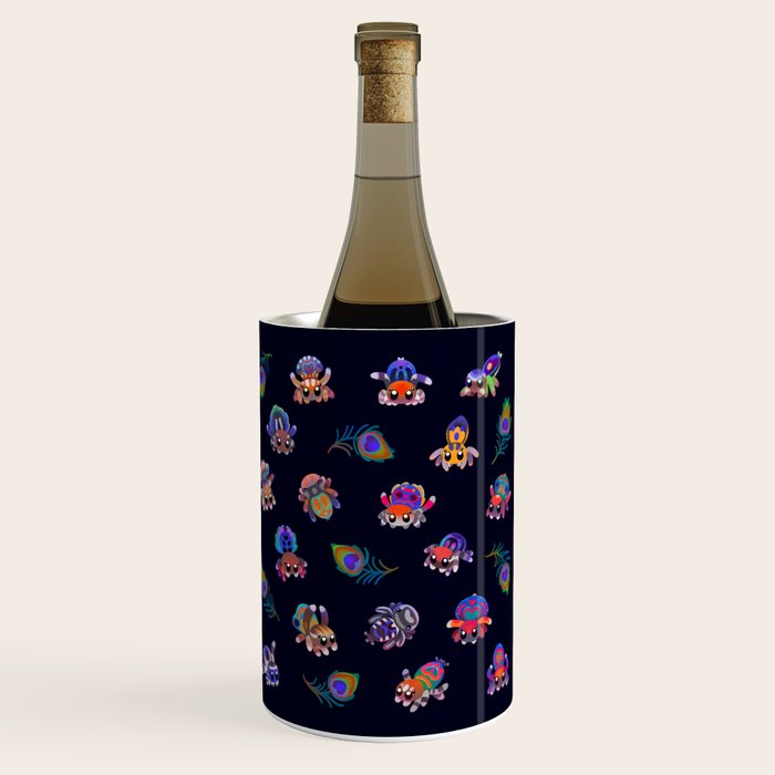 Peacock spider Wine Chiller Gallery Image 3