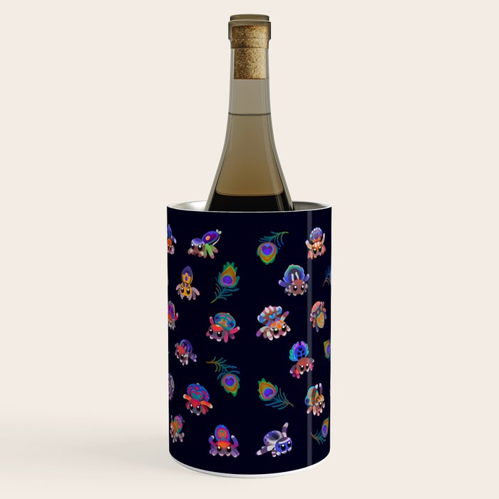 Peacock spider Wine Chiller Gallery Image 1