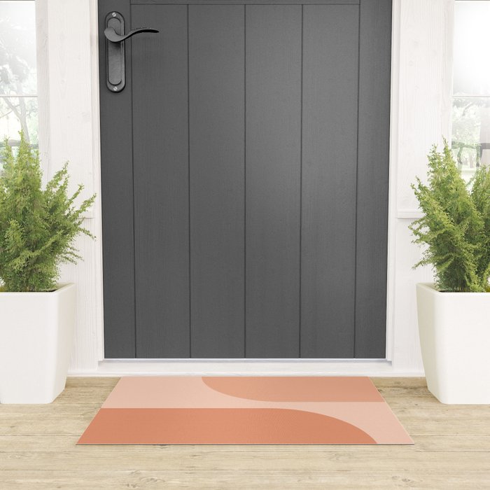 Modern Minimal Arch Abstract XI Welcome Mat Gallery Image 3