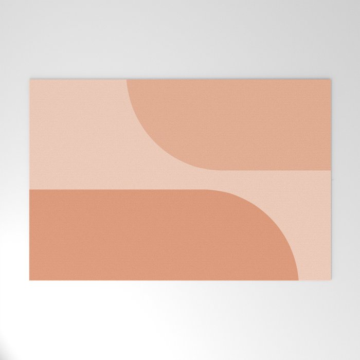 Modern Minimal Arch Abstract XI Welcome Mat Gallery Image 1