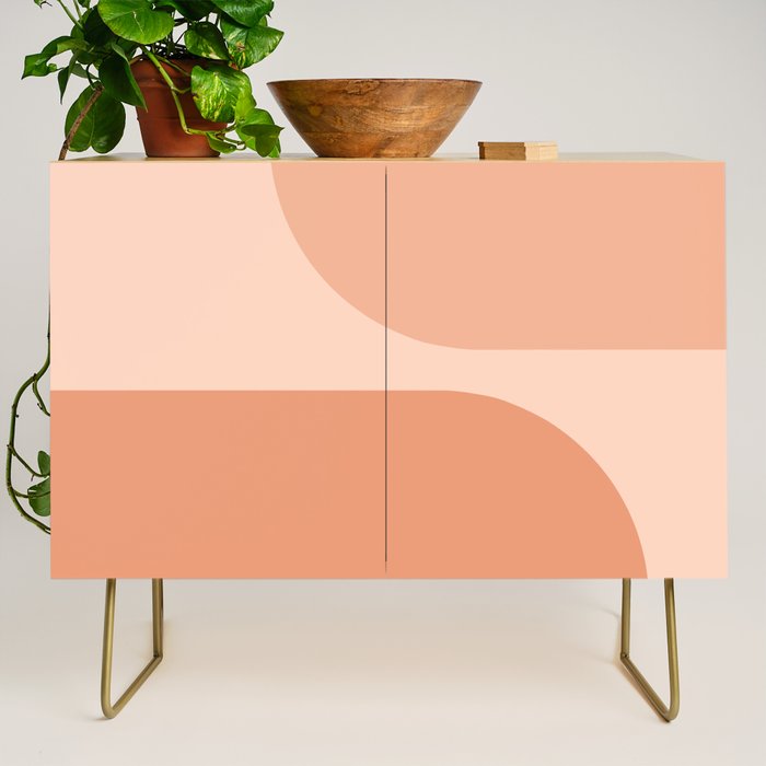Modern Minimal Arch Abstract XI Credenza Gallery Image 1