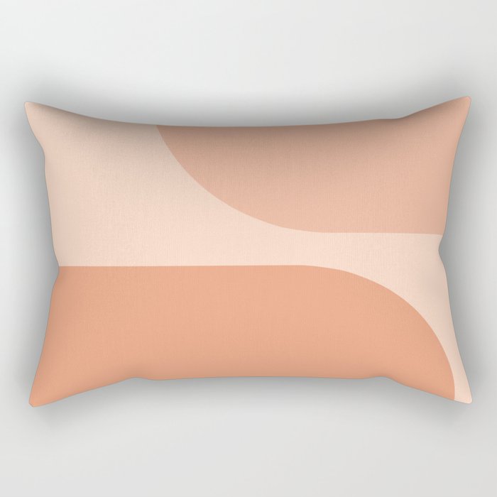 Modern Minimal Arch Abstract XI Rectangular Pillow Gallery Image 2