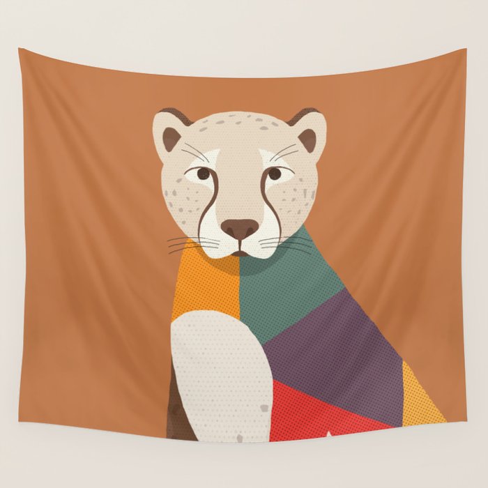 Cheetah Wall Tapestry Gallery Image 4