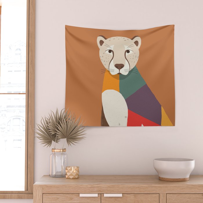 Cheetah Wall Tapestry Gallery Image 2