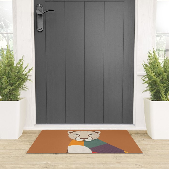 Cheetah Welcome Mat Gallery Image 3