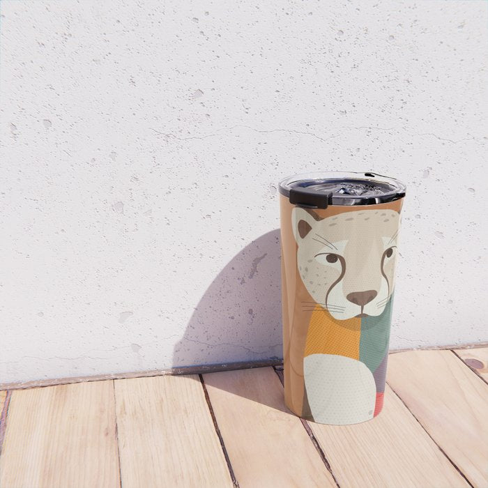 Cheetah Travel Mug Gallery Image 4