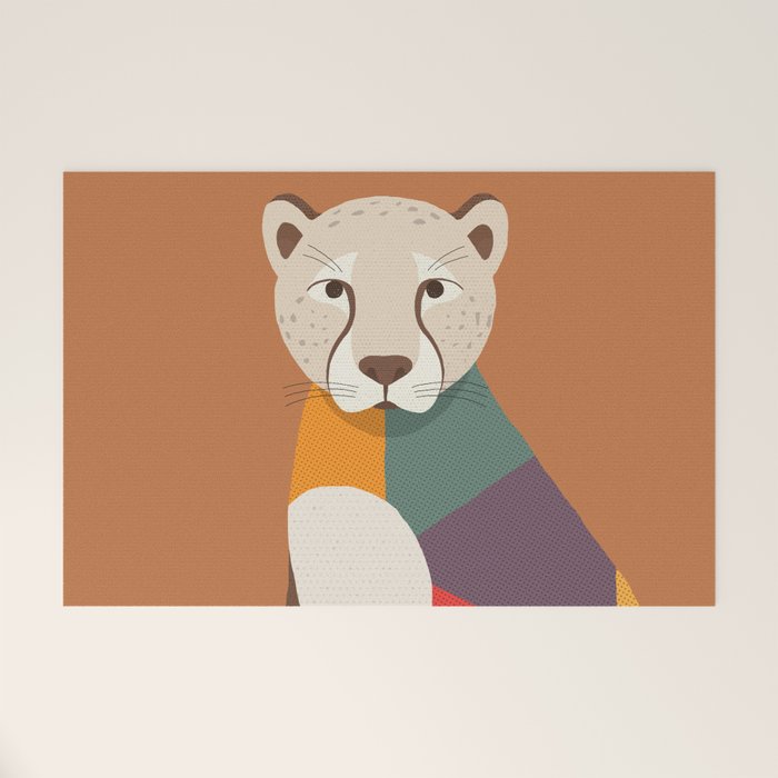 Cheetah Welcome Mat Gallery Image 1