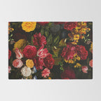 Dutch Vintage Midnight Flower Garden Rug Gallery Image 2