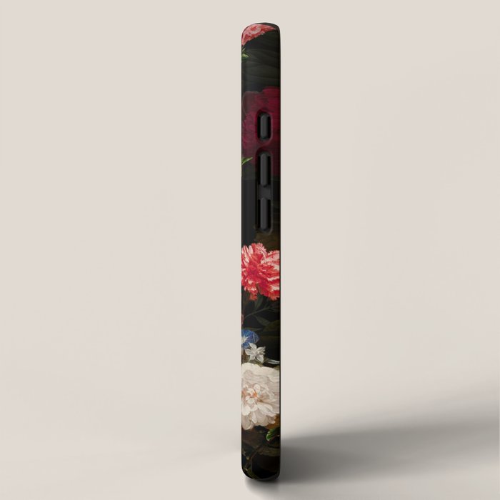 Dutch Vintage Midnight Flower Garden Iphone Case