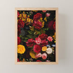 Dutch Vintage Midnight Flower Garden Mini Art Print Gallery Image 1