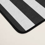 Greek Key Pattern 122 Black and White Desk Mat Gallery Image 4