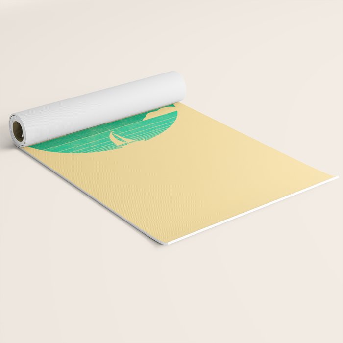 Go West (sail away in my boat) Yoga Mat Gallery Image 2