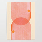 Abstraction_SUN_SUMMER_RED_HOT_SHINE_POP_ART_0322M Poster Gallery Image 4