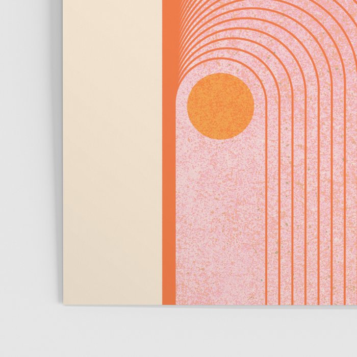 Abstraction_SUN_SUMMER_RED_HOT_SHINE_POP_ART_0322M Poster Gallery Image 3