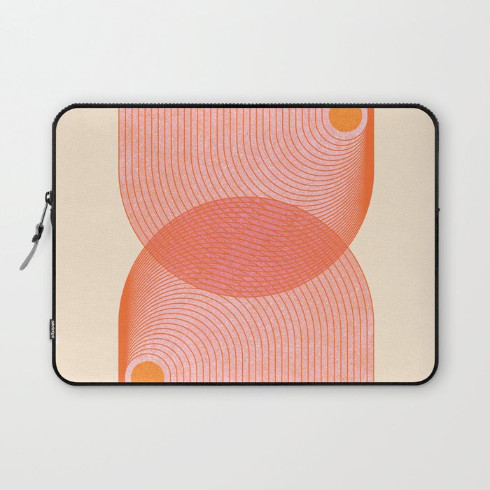 Abstraction_SUN_SUMMER_RED_HOT_SHINE_POP_ART_0322M Laptop Sleeve Gallery Image 1