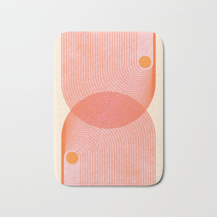 Abstraction_SUN_SUMMER_RED_HOT_SHINE_POP_ART_0322M Bath Mat Gallery Image 1