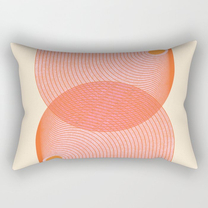 Abstraction_SUN_SUMMER_RED_HOT_SHINE_POP_ART_0322M Rectangular Pillow Gallery Image 2