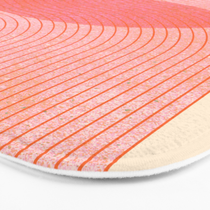 Abstraction_SUN_SUMMER_RED_HOT_SHINE_POP_ART_0322M Bath Mat Gallery Image 3