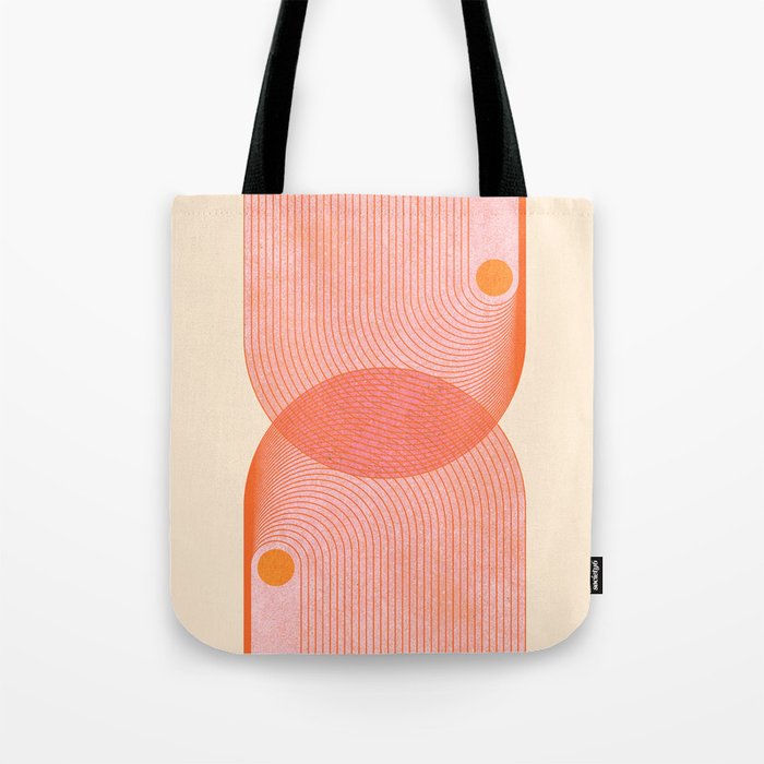 Abstraction_SUN_SUMMER_RED_HOT_SHINE_POP_ART_0322M Tote Bag Gallery Image 1