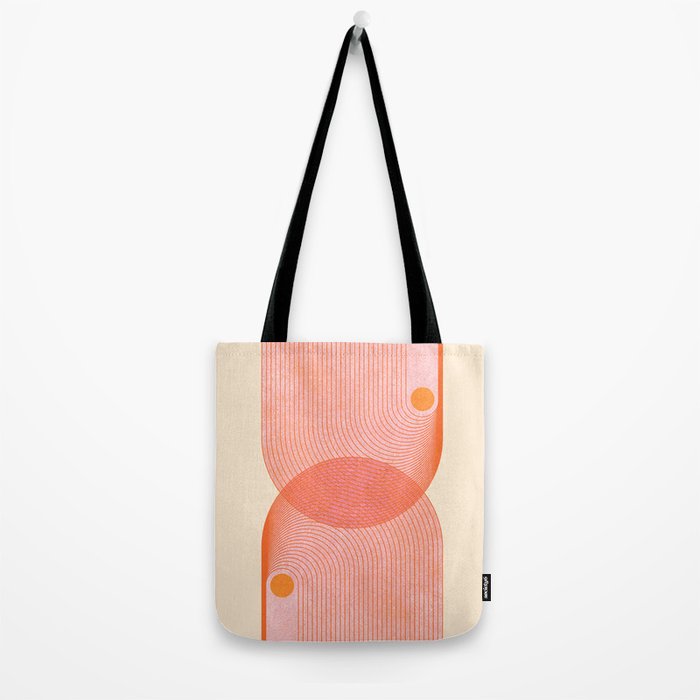 Abstraction_SUN_SUMMER_RED_HOT_SHINE_POP_ART_0322M Tote Bag Gallery Image 2
