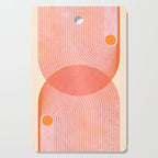 Abstraction_SUN_SUMMER_RED_HOT_SHINE_POP_ART_0322M Cutting Board Gallery Image 1