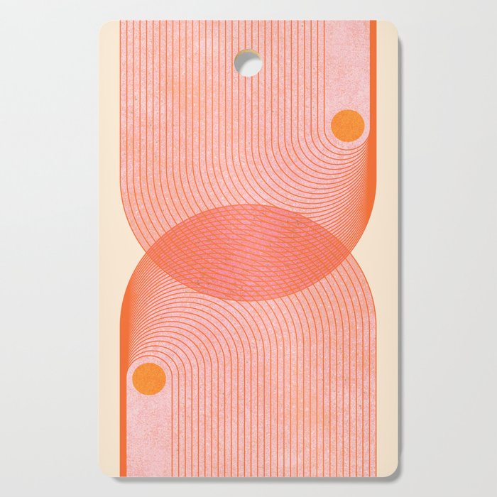 Abstraction_SUN_SUMMER_RED_HOT_SHINE_POP_ART_0322M Cutting Board Gallery Image 1