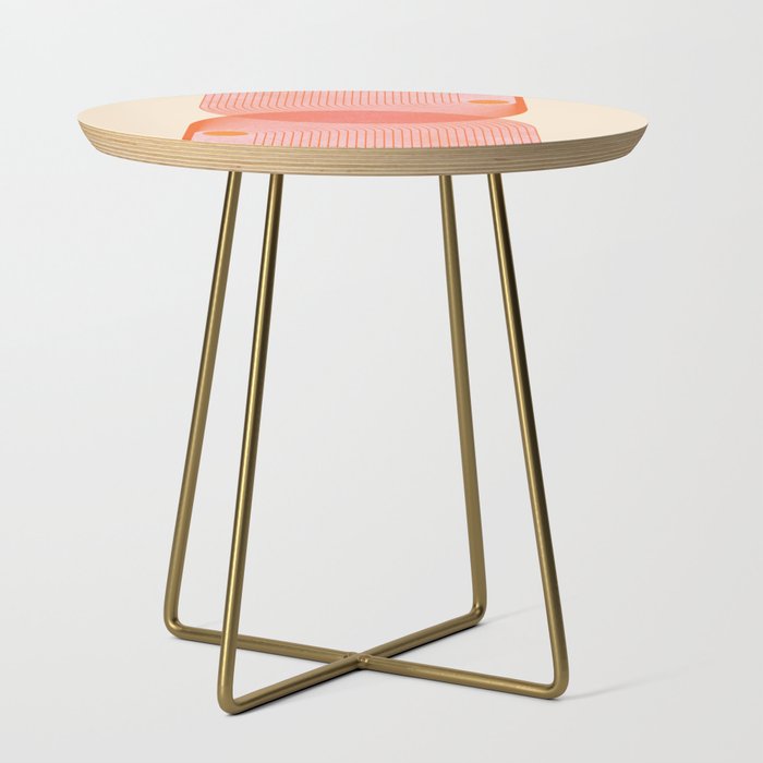 Abstraction_SUN_SUMMER_RED_HOT_SHINE_POP_ART_0322M Side Table Gallery Image 1