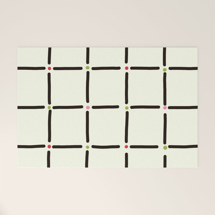 Confetti Grid Welcome Mat Gallery Image 1