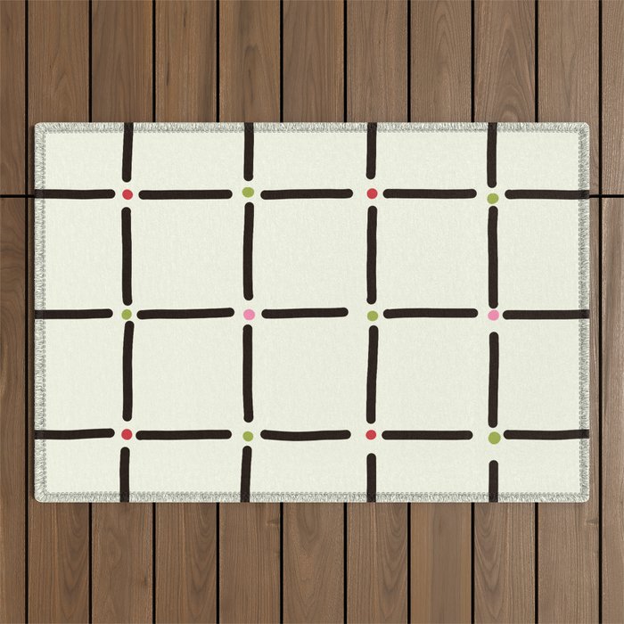 Confetti Grid Outdoor Rug Gallery Image 1