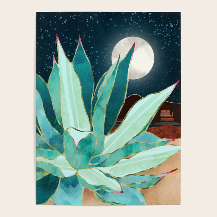 Desert Agave Poster Gallery Image 1