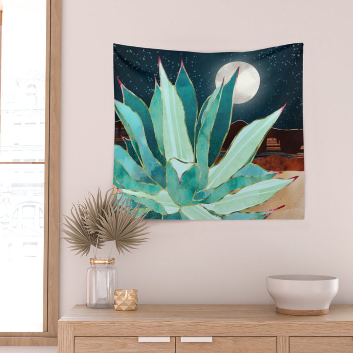 Desert Agave Wall Tapestry Gallery Image 2