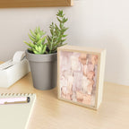 Shiny Metal Copper Hand Drawn Strokes Mini Art Print Gallery Image 2
