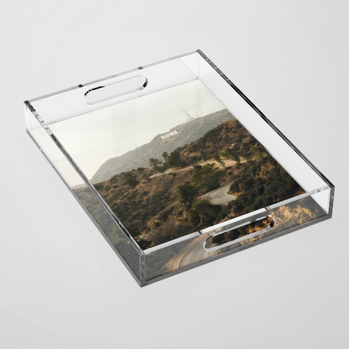 Hollywood Hills Los Angeles Acrylic Tray Gallery Image 1