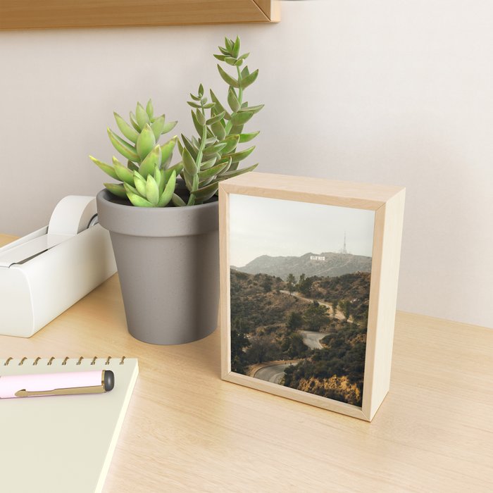 Hollywood Hills Los Angeles Mini Art Print Gallery Image 2