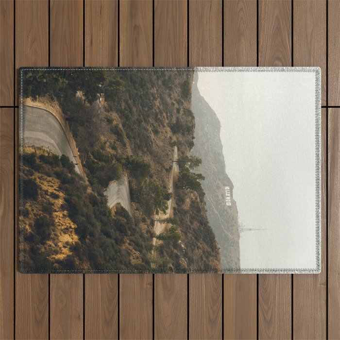 Hollywood Hills Los Angeles Outdoor Rug Gallery Image 1