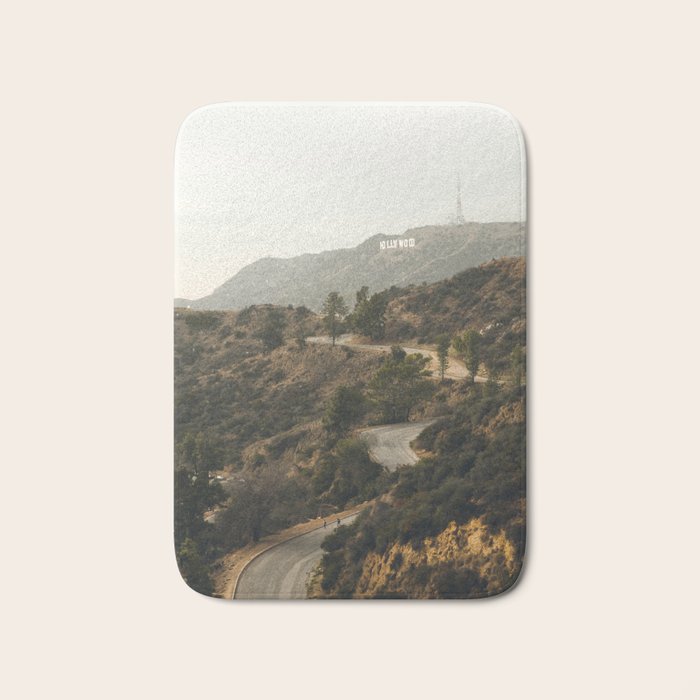 Hollywood Hills Los Angeles Bath Mat Gallery Image 1