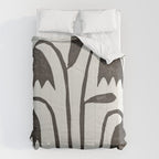 Linocut Tulips #2 Comforter Gallery Image 6