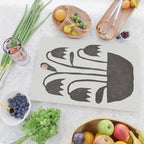 Linocut Tulips #2 Cutting Board Gallery Image 2