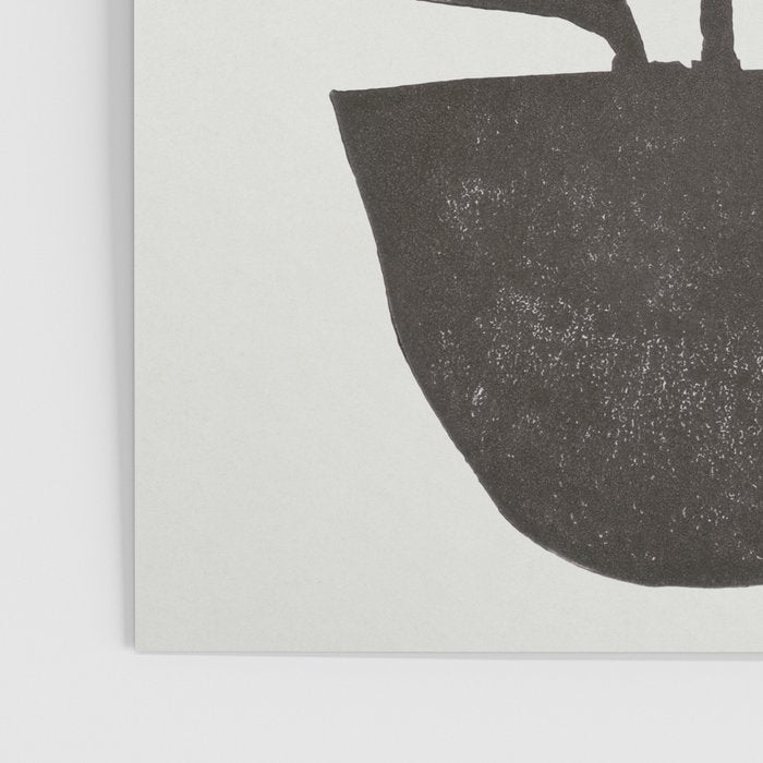 Linocut Tulips #2 Poster Gallery Image 3