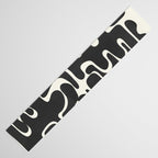 Minimal Abstract Maze - Noir Table Runner Gallery Image 3