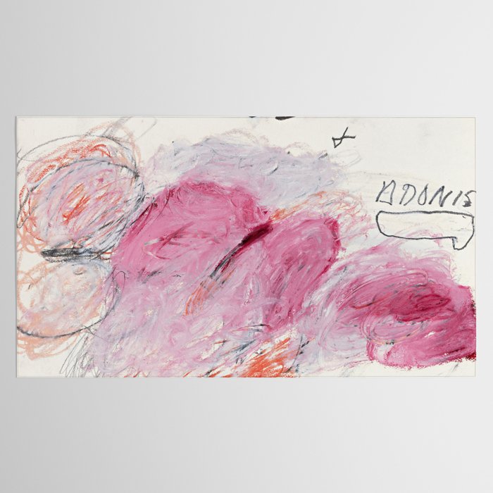 Cy Twombly Venus Adonis Tablecloth Gallery Image 2