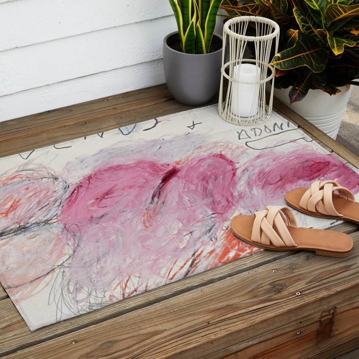 Cy Twombly Venus Adonis Outdoor Rug Gallery Image 2