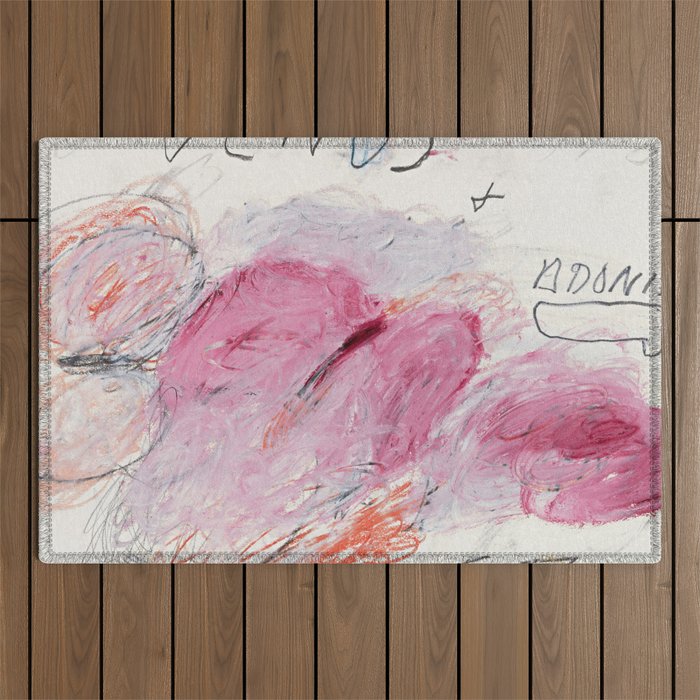 Cy Twombly Venus Adonis Outdoor Rug Gallery Image 1