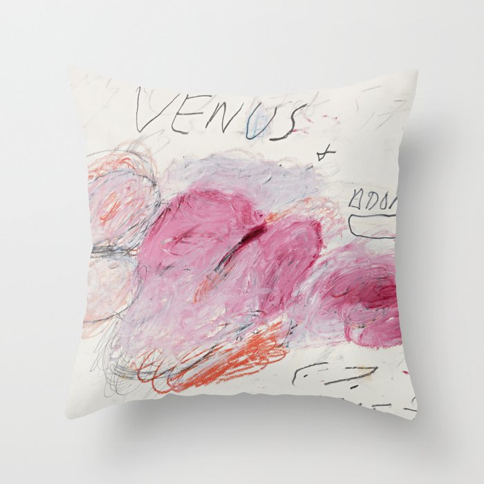 Cy Twombly Venus Adonis Throw Pillow Gallery Image 6