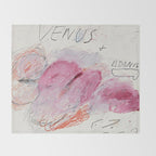 Cy Twombly Venus Adonis Throw Blanket Gallery Image 2
