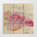 Cy Twombly Venus Adonis Wood Wall Art Gallery Image 1