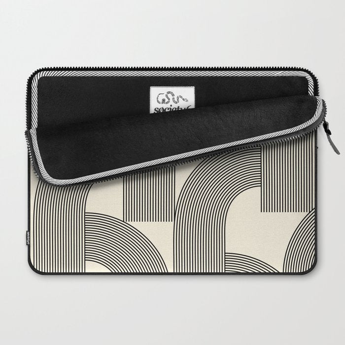 Abstraction_SUNLIGHT_SUNSHINE_LINE_POP_ART_Minimalism_001A Laptop Sleeve Gallery Image 2