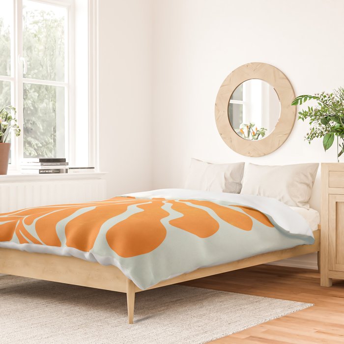 Frozen Sunrise Ferns: Matisse Edition  Duvet Cover Gallery Image 2