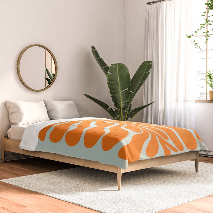 Frozen Sunrise Ferns: Matisse Edition  Comforter Gallery Image 2