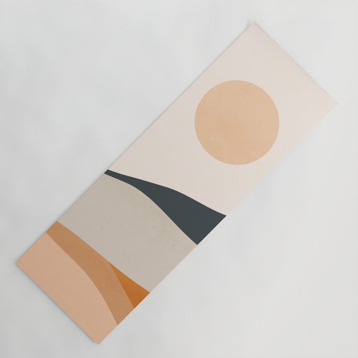 Abstract Art Landscape 14 Yoga Mat Gallery Image 1